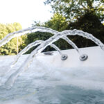 hot tub smells fine with clean water
